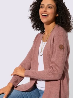Veste en tricot coupe ouverte affinante