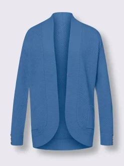 Veste en tricot coupe ouverte affinante