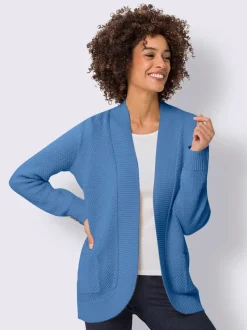 Veste en tricot coupe ouverte affinante