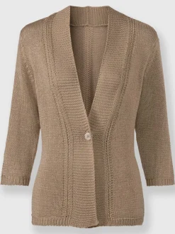 Veste en tricot fil fantaisie facile d'entretien