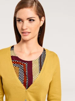 Veste en tricot fin style cardigan