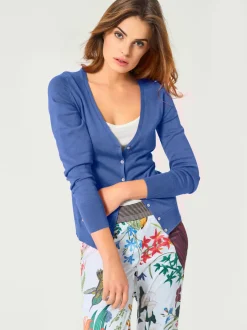 Veste en tricot fin style cardigan