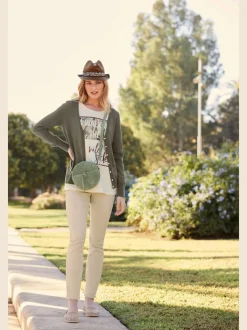 Veste en tricot fin style cardigan