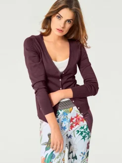 Veste en tricot fin style cardigan