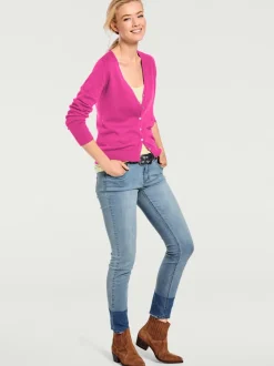 Veste en tricot fin style cardigan