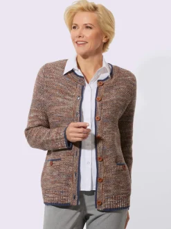 Veste en tricot jolie structure tricot