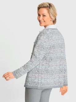 Veste en tricot 30% laine vierge