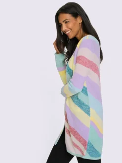 Veste en tricot longueur mode
