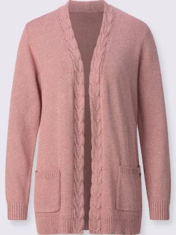 Veste en tricot mélange coton-viscose