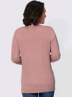 Veste en tricot mélange coton-viscose