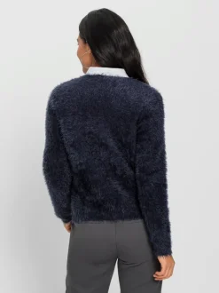 Veste en tricot moelleux