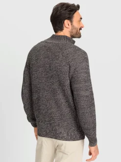 Veste en tricot motif structuré et original
