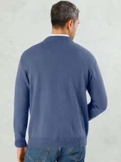 Veste en tricot motif tricoté délicat