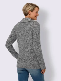 Veste en tricot poches raglan
