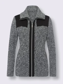 Veste en tricot poches raglan