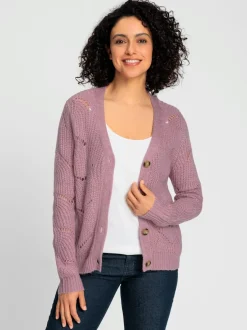 Veste en tricot qualité tricotée douce