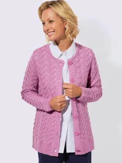 Veste en tricot superbe motif ajouré