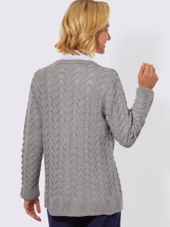 Veste en tricot superbe motif ajouré