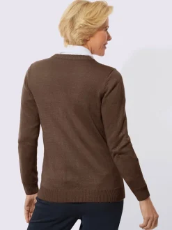Veste en tricot superbe motif tricoté
