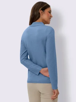 Veste en tricot superbe motif tricoté
