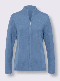 Veste en tricot superbe motif tricoté