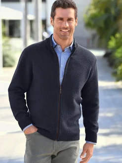 Veste en tricot tissu structuré de qualité