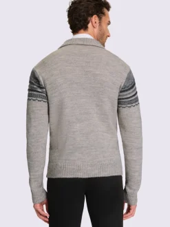 Veste en tricot tissu structuré de qualité