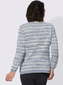 Veste en tricot tricot chiné