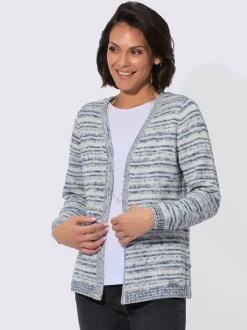 Veste en tricot tricot chiné