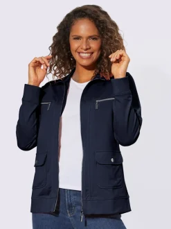 Veste féminine décontractée avec poches