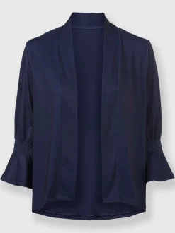 Veste légère à manches longues et coupe droite