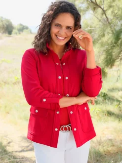Veste légère qualité coton doux sur la peau