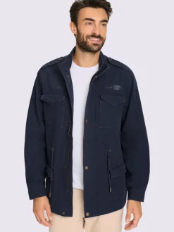 Veste longue cordon pour régler la largeur