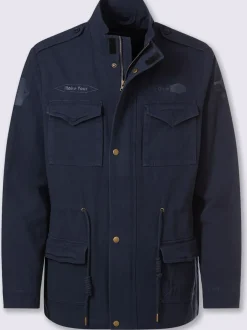 Veste longue cordon pour régler la largeur