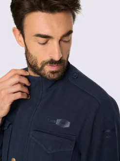 Veste longue cordon pour régler la largeur
