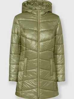 Veste longue en polyester recyclé