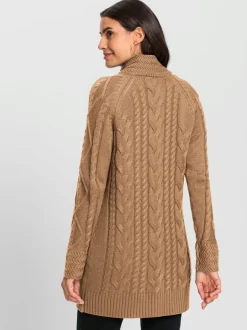 Veste longue en tricot 50% coton