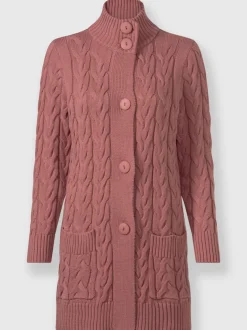 Veste longue en tricot 50% coton