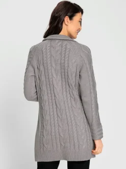 Veste longue en tricot 50% coton