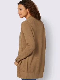 Veste longue en tricot 50% coton