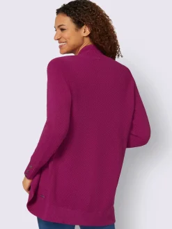 Veste longue en tricot 50% coton