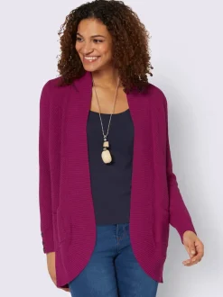 Veste longue en tricot 50% coton