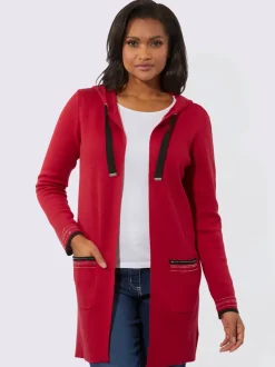 Veste longue en tricot coupe longue affinante
