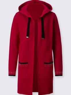 Veste longue en tricot coupe longue affinante