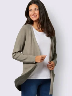 Veste longue en tricot 80% viscose