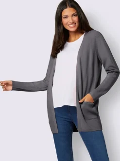 Veste longue en tricot 80% viscose