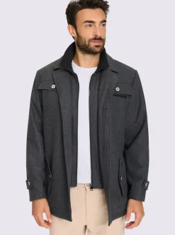 Veste longue nombreuses poches pratiques