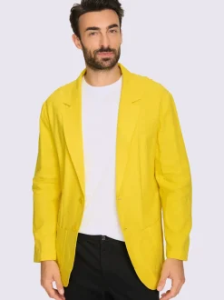 Veste mélange coton-lin estival