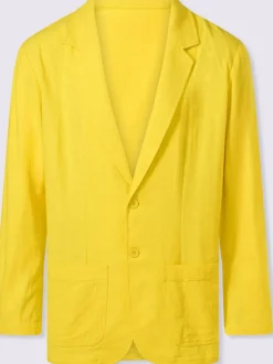 Veste mélange coton-lin estival
