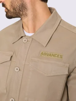 Veste poche poitrine à fermeture auto-agrippante